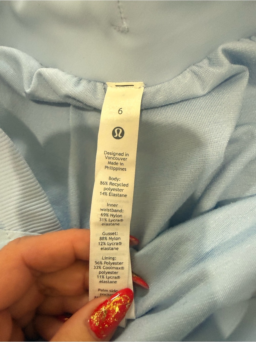 Lululemon Blue Performance Pants - Picture 3 of 4